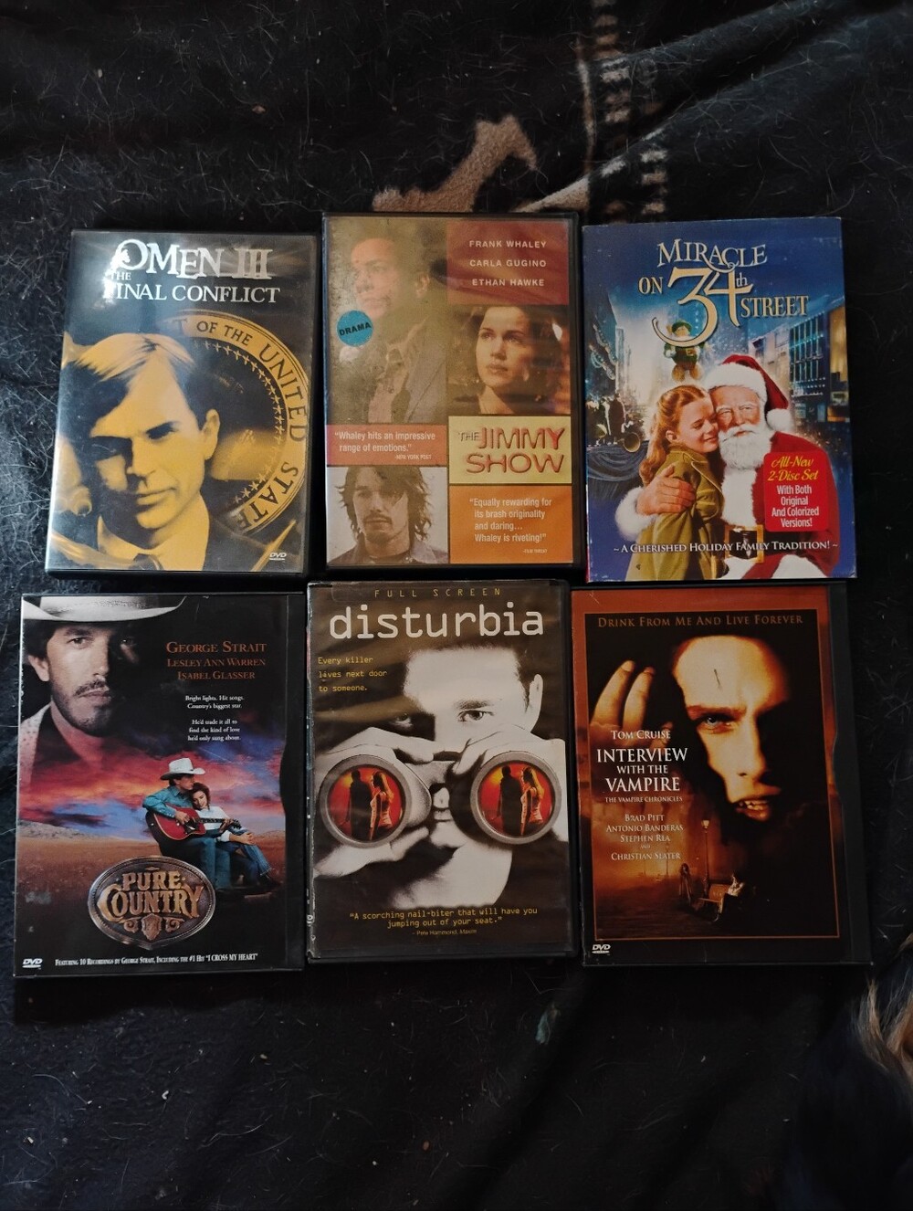 6 Six DVDs Various Titles Various Genres Bundled Lot Good - Excellent Condition